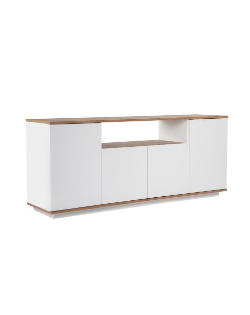 Dressoir Arista wit/Atlantic pine - 180x75x44,5 cm