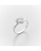 Bague en Argent Knot Zircons