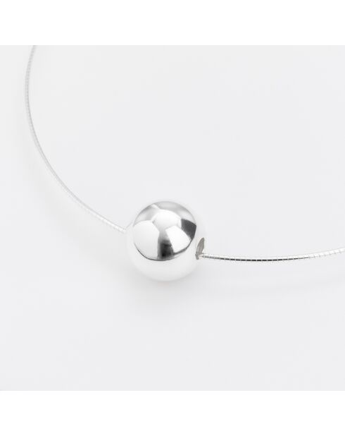 Collier Argent Bola