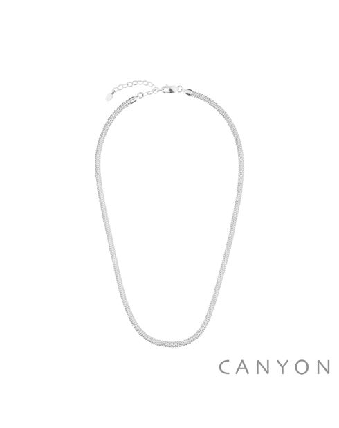 Collana in argento lampone