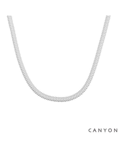 Collana in argento lampone