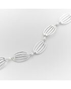 Bracelet Argent Meloe Perle Blanche Synthétique