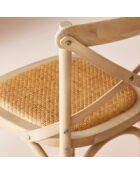 Chaise Bistrot comptoir chêne oxydé - 50 x 51 x 96 cm