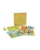 Coffret de jeux de société plateaux en bois * HC