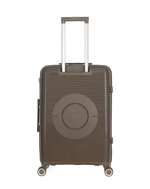 Orion Mittelklasse-Koffer mit 4 Einzelrädern, 65 cm, braun