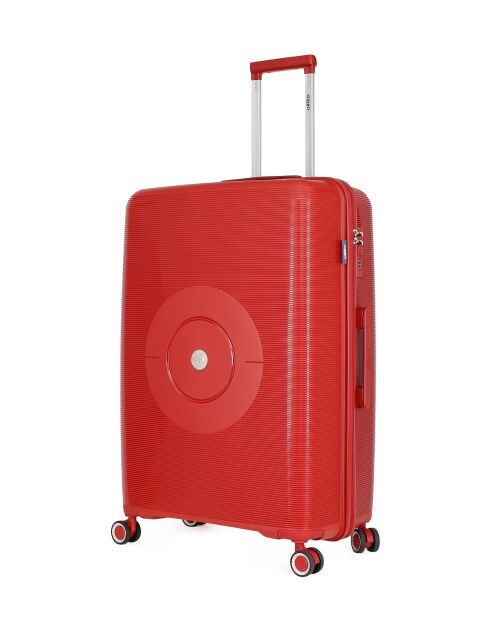 3 rote Orion-Einzelkoffer mit 4 Rädern, 75/65/55 cm