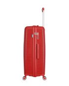 3 rote Orion-Einzelkoffer mit 4 Rädern, 75/65/55 cm