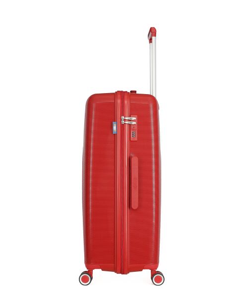 3 rote Orion-Einzelkoffer mit 4 Rädern, 75/65/55 cm
