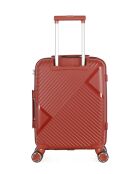 Cassiopée Cabinekoffer 4 enkele wielen 55 cm bordeauxrood