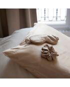 Taie d'oreiller 100% Soie 22 mommes dorée