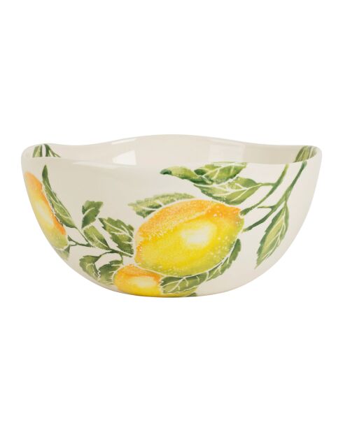 Saladier Calabra jaune/vert - D30x14 cm