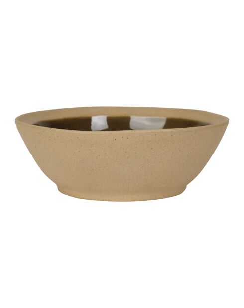 Plato hondo Jade Khaki - D18x6 cm