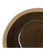 Plato hondo Jade Khaki - D18x6 cm