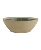 Plato hondo Jade Khaki - D18x6 cm