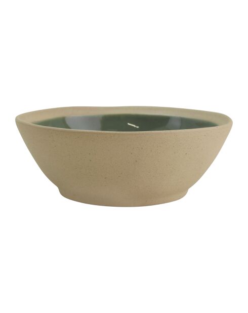 Plato hondo Jade Khaki - D18x6 cm