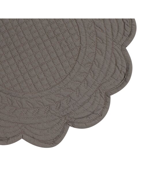 Set de table rond boutis poivre - d42cm