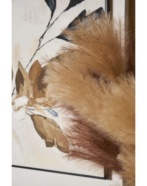 Flor artificial Celosia Beige - H148 cm