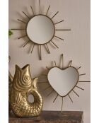 Vase Poisson Mer Doré - 20x13h30 cm