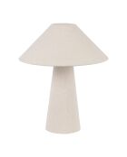 Lampe calypsa blanc cassé - d38xh46cm
