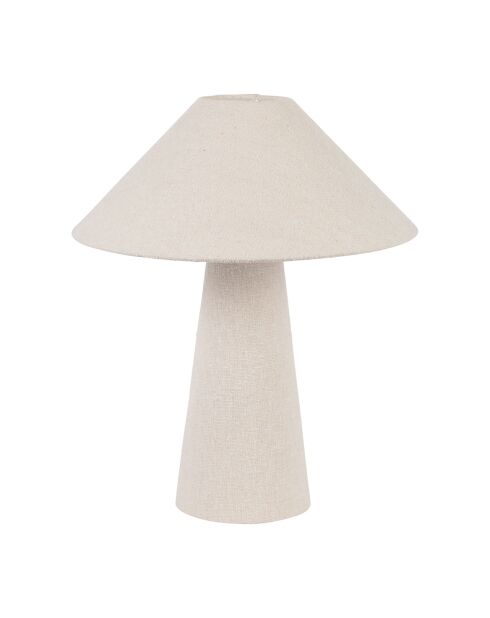 Lampe calypsa blanc cassé - d38xh46cm