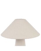 Lampe calypsa blanc cassé - d38xh46cm