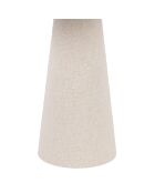 Lampe calypsa blanc cassé - d38xh46cm