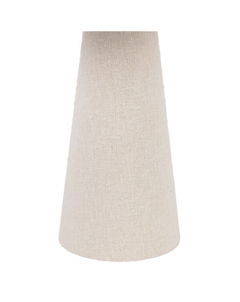 Lampe calypsa blanc cassé - d38xh46cm
