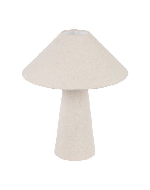 Lampe calypsa blanc cassé - d38xh46cm