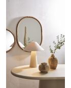 Lampe calypsa blanc cassé - d38xh46cm