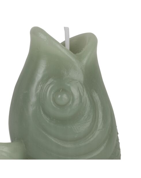 Candela pesce verde - 7,5x4,5xh12 cm
