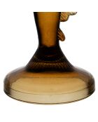 Bougeoir poisson oanez ambre - h20cm