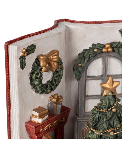 Décoration LED Sapin Chalet - H17 cm