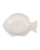 Plat creux poisson blanc - 46x32x9cm