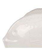 Plat creux poisson blanc - 46x32x9cm