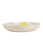 Plat creux calabra jaune/vert - d34x6cm