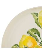 Plat creux calabra jaune/vert - d34x6cm