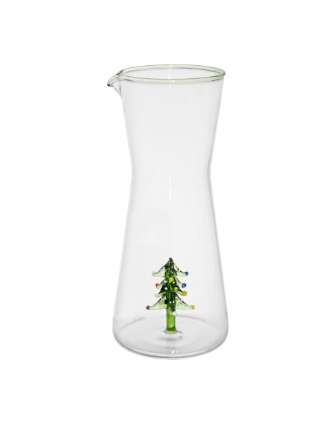Carafe Sapin de Noël en verre - 1L