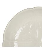 Plato hondo de col blanca, 20 cm de diámetro