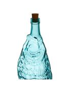 Bouteille en verre Poisson turquoise - 1L