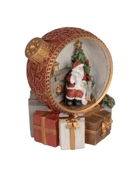 Decoración LED de Santa Chalet - H17 cm