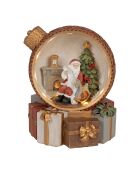 Santa Chalet LED-decoratie - H17 cm