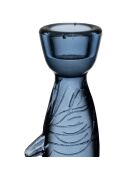 Portacandele Oanez Blue Fish - H20 cm