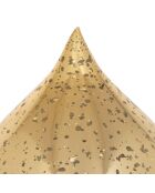 Décoration LED Goutte Avalu dorée - H13 cm