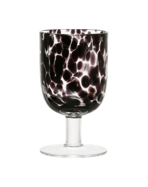 Verre pied preline noir -30cl