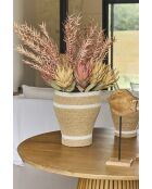 Fleur artificielle Biloba Rose Corail - H130 cm