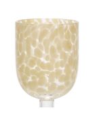 Verre pied preline ecru - 30cl