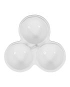 Coupelle triple darcy blanche - d26cm