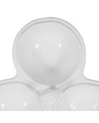 Coupelle triple darcy blanche - d26cm