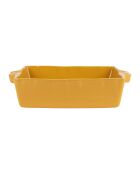 Plat four carré feston curry  - 29x 25cm