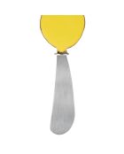 2 cuchillos de mantequilla de limón amarillo